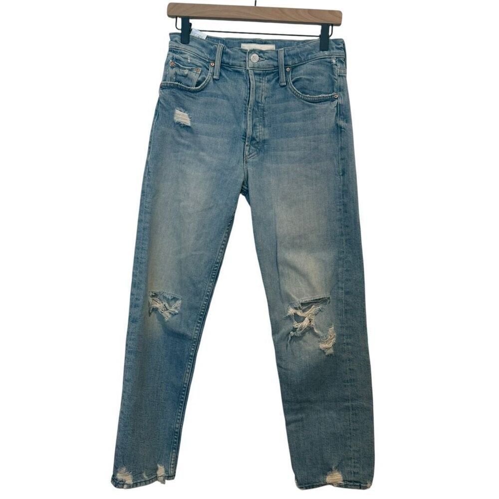 Mother Superior The Tomcat The Confession Distressed Button Fly Jeans Size 27